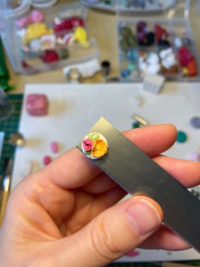 frühlingshaftes Blumenbouquet aus Polymerton I tiny things jewelry